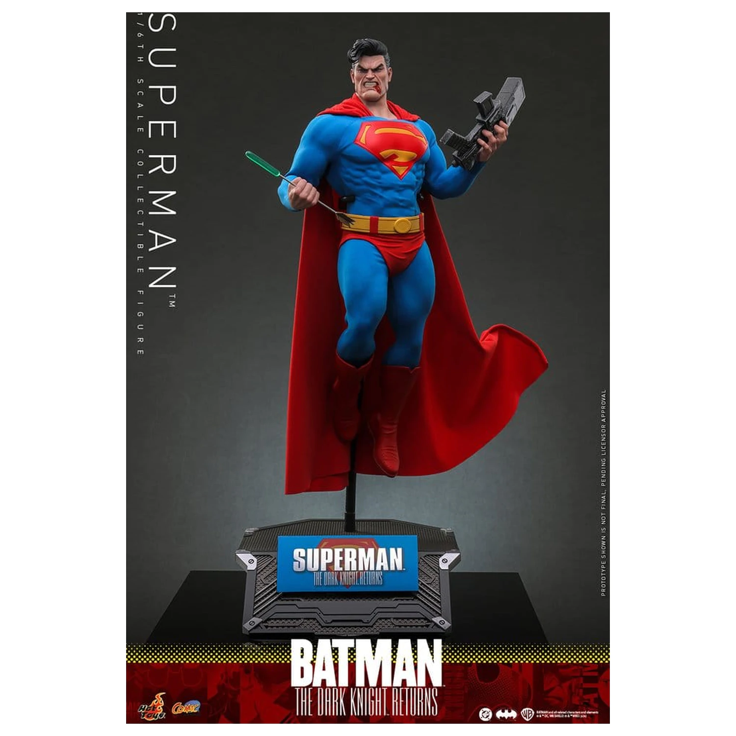 Batman: The Dark Knight Returns Comic Masterpiece figurina de actiune 1/6 Superman 34 cm poza produsului