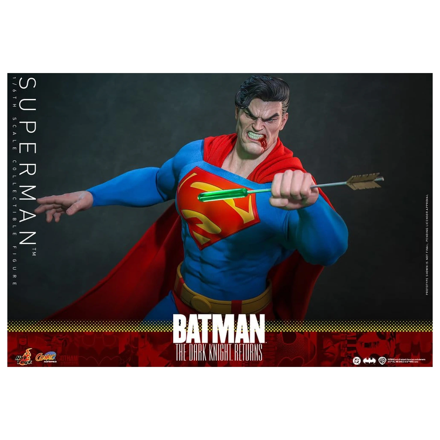 Batman: The Dark Knight Returns Comic Masterpiece figurina de actiune 1/6 Superman 34 cm poza produsului