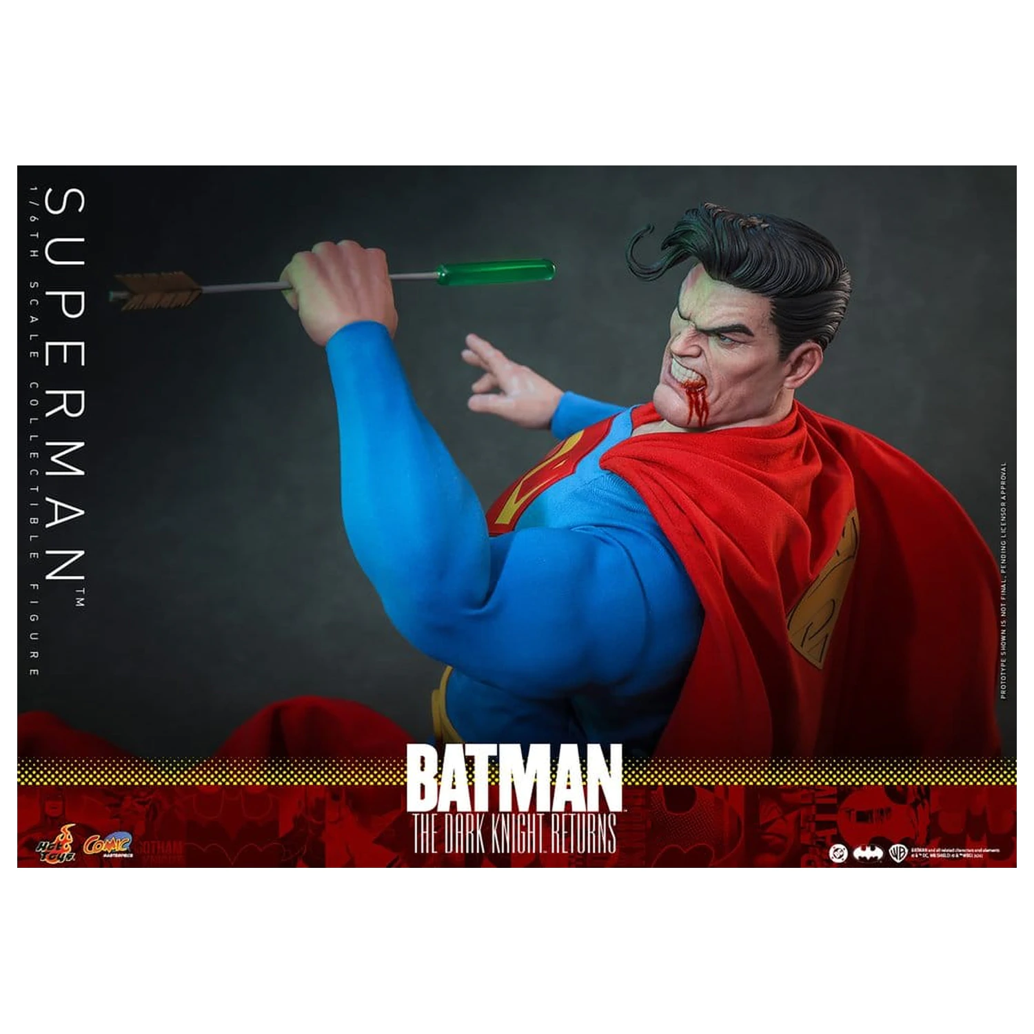 Batman: The Dark Knight Returns Comic Masterpiece figurina de actiune 1/6 Superman 34 cm poza produsului