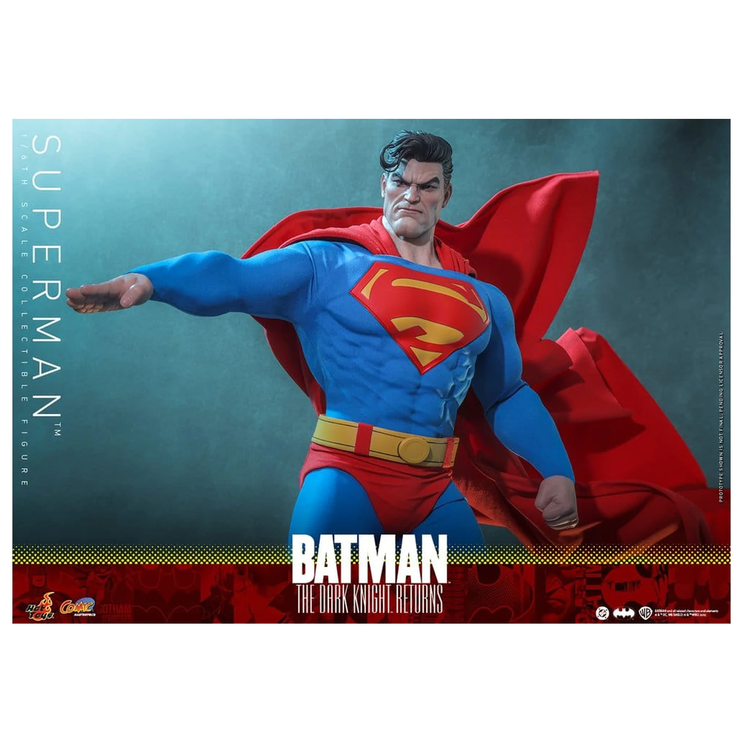 Batman: The Dark Knight Returns Comic Masterpiece figurina de actiune 1/6 Superman 34 cm poza produsului