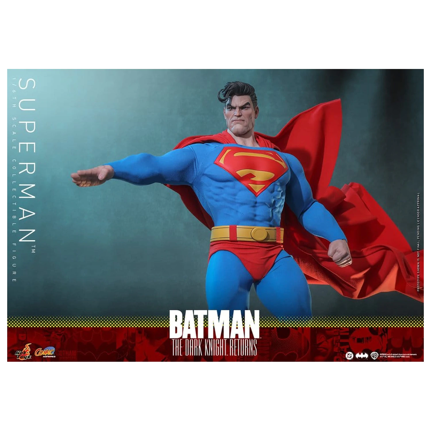 Batman: The Dark Knight Returns Comic Masterpiece figurina de actiune 1/6 Superman 34 cm poza produsului