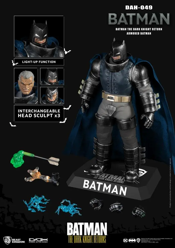 Batman The Dark Knight Returns Figurina de Acțiune Eroi Dinamici 8ction 1/9 Batman Blindat 21 cm poza produsului