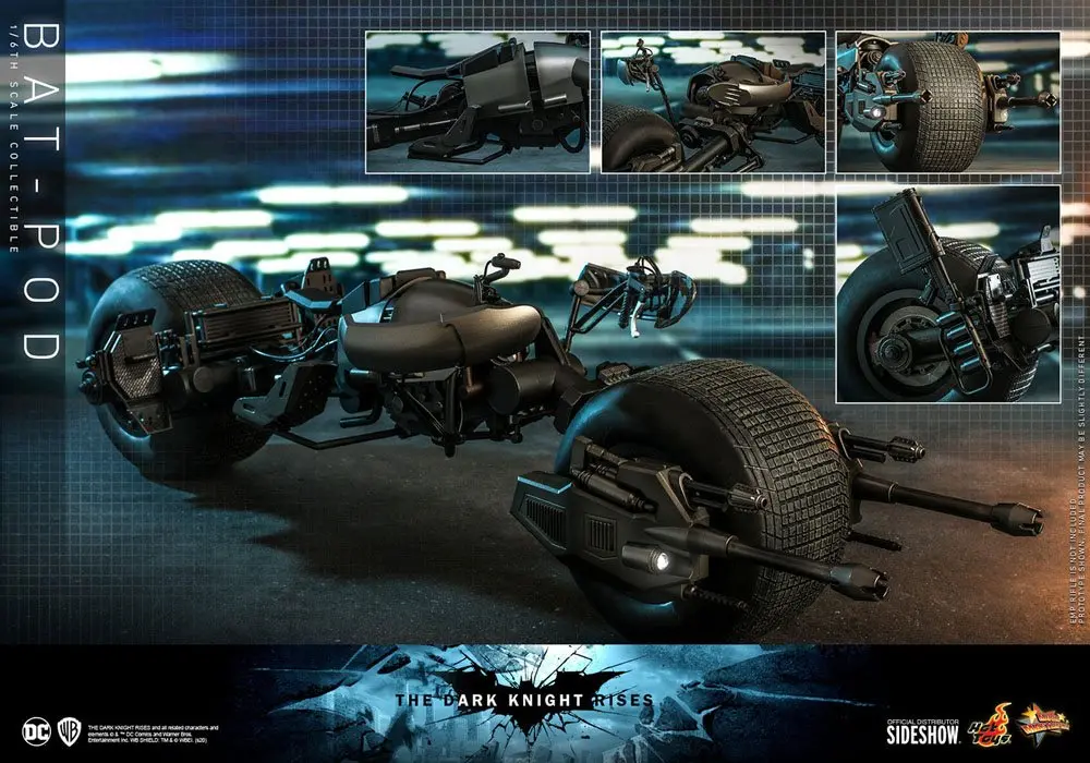 Batman The Dark Knight Rises Movie Masterpiece Figurina de acțiune 1/6 Bat-Pod 59 cm poza produsului