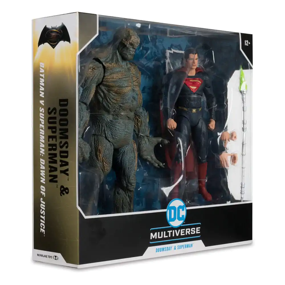 Batman v Superman: Dawn of Justice DC Multiverse figurină mega de acțiune 2-Pack Doomsday & Superman poza produsului