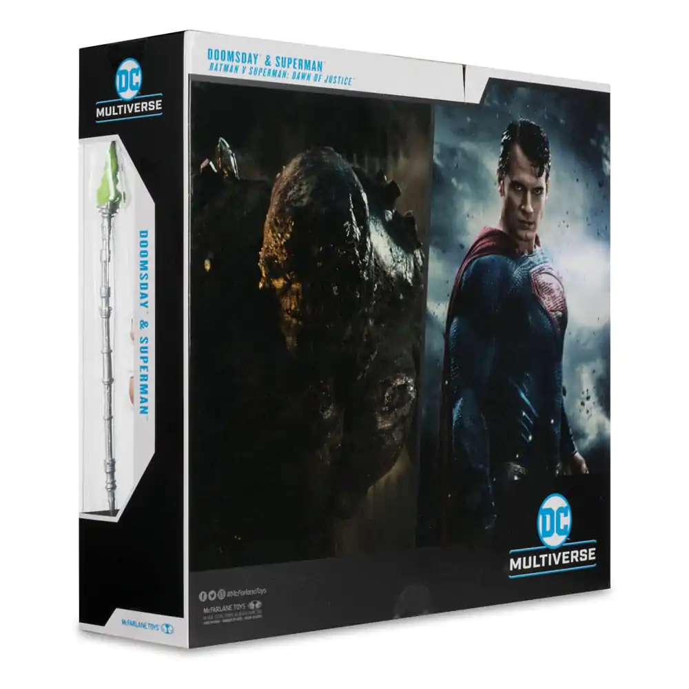 Batman v Superman: Dawn of Justice DC Multiverse figurină mega de acțiune 2-Pack Doomsday & Superman poza produsului