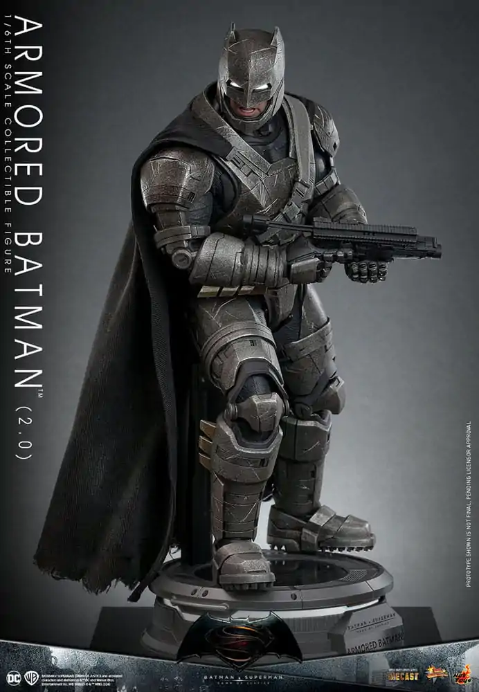 Batman v Superman: Dawn of Justice Movie Masterpiece figurină de acțiune 1/6 Armored Batman 2.0 33 cm poza produsului