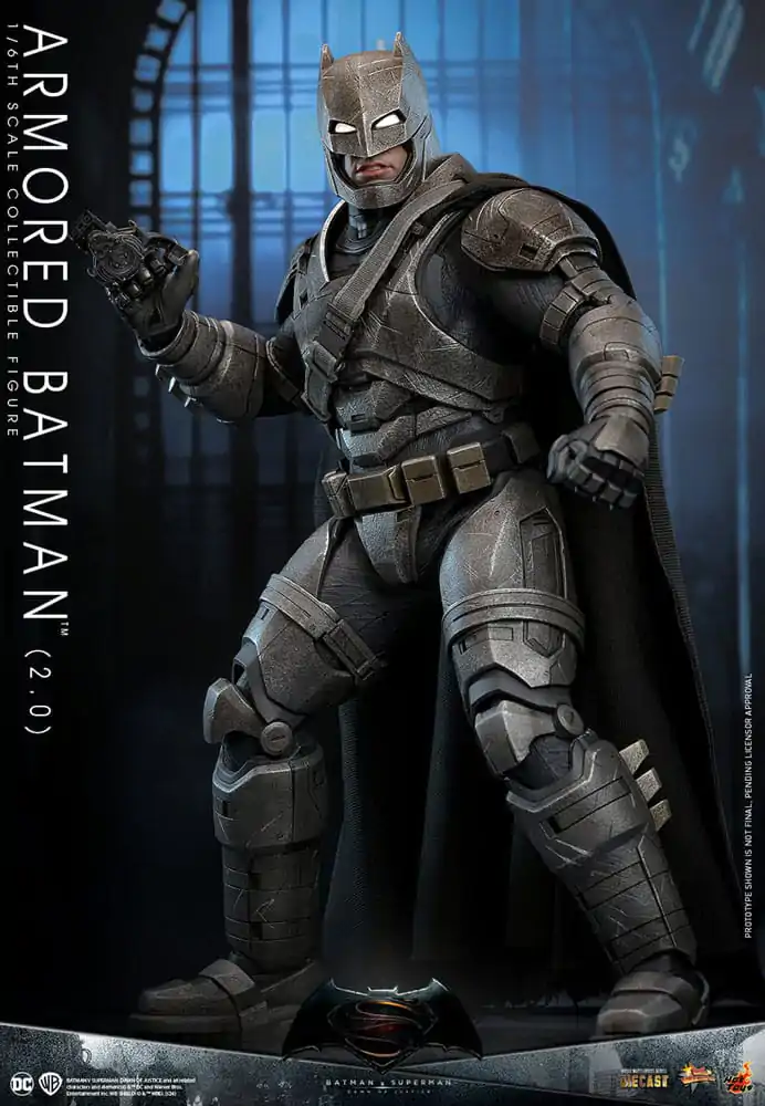 Batman v Superman: Dawn of Justice Movie Masterpiece figurină de acțiune 1/6 Armored Batman 2.0 33 cm poza produsului