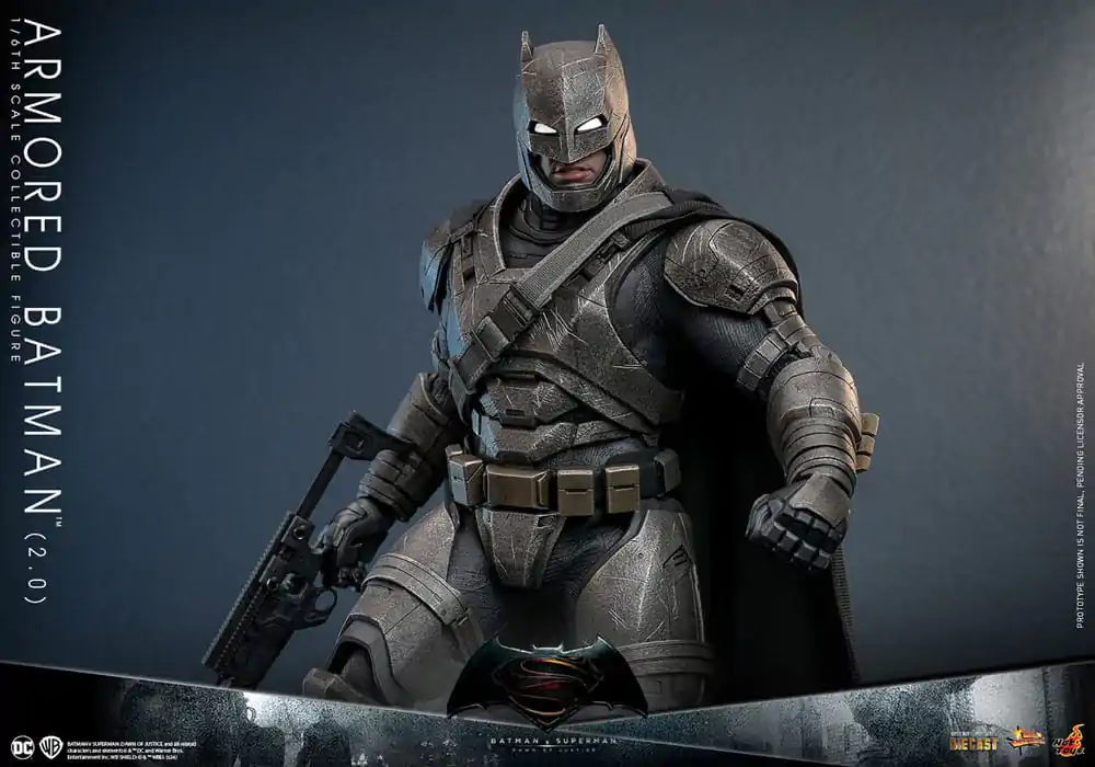 Batman v Superman: Dawn of Justice Movie Masterpiece figurină de acțiune 1/6 Armored Batman 2.0 33 cm poza produsului