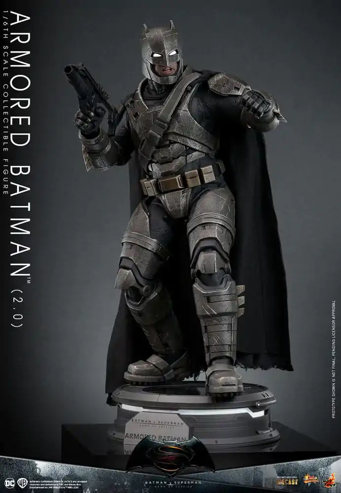 Batman v Superman: Dawn of Justice Movie Masterpiece figurină de acțiune 1/6 Armored Batman 2.0 33 cm poza produsului