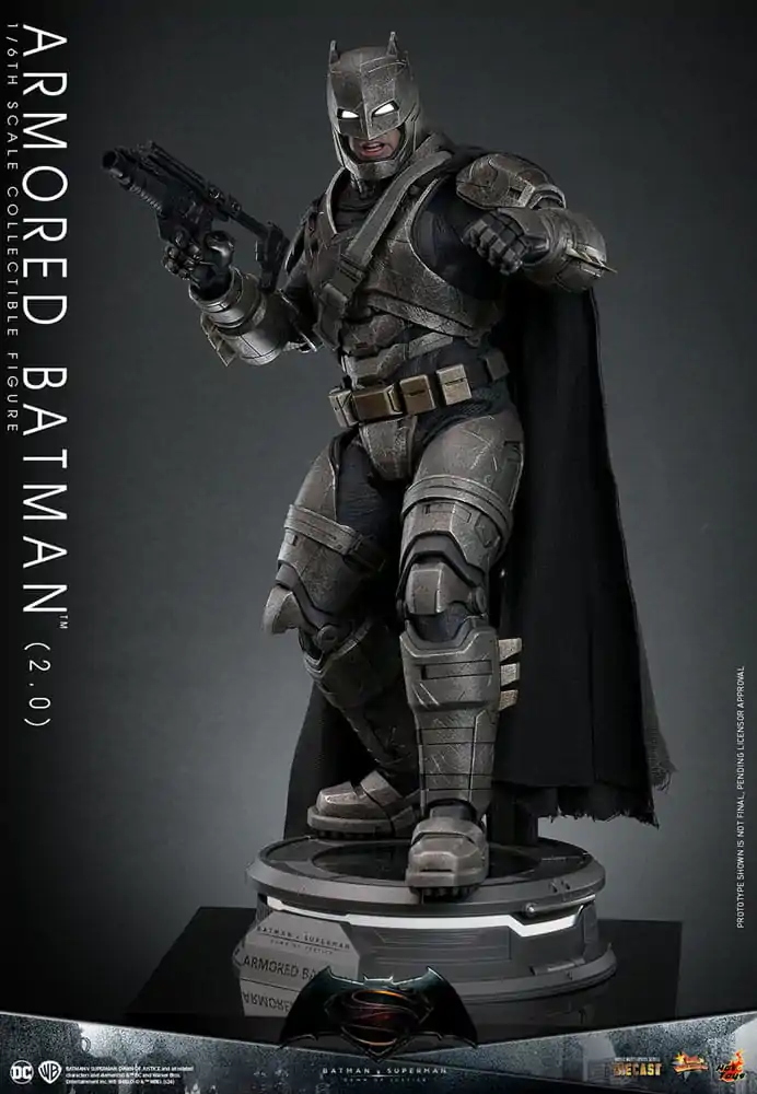 Batman v Superman: Dawn of Justice Movie Masterpiece figurină de acțiune 1/6 Armored Batman 2.0 33 cm poza produsului
