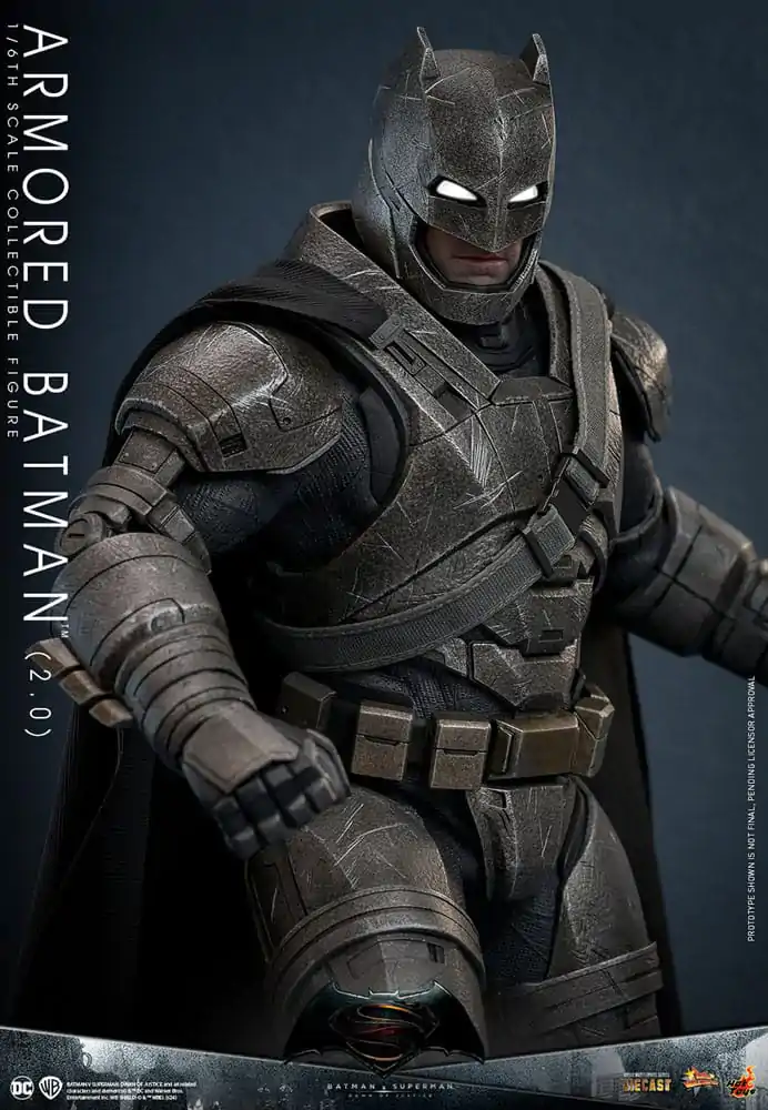 Batman v Superman: Dawn of Justice Movie Masterpiece figurină de acțiune 1/6 Armored Batman 2.0 33 cm poza produsului