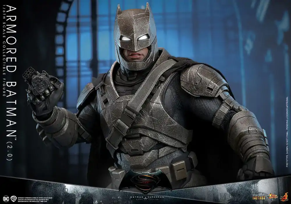 Batman v Superman: Dawn of Justice Movie Masterpiece figurină de acțiune 1/6 Armored Batman 2.0 33 cm poza produsului