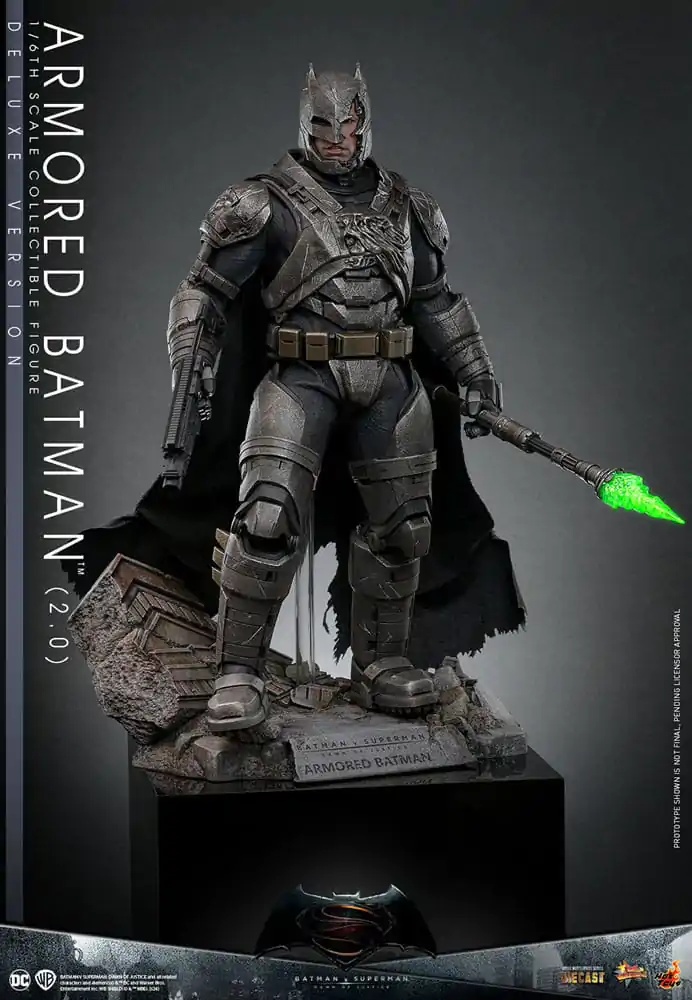 Batman v Superman: Dawn of Justice Movie Masterpiece figurină de acțiune 1/6 Armored Batman 2.0 (Deluxe Version) 33 cm poza produsului