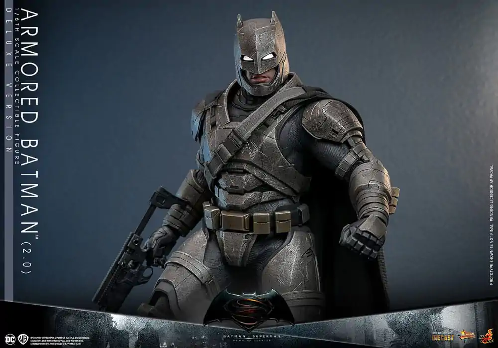 Batman v Superman: Dawn of Justice Movie Masterpiece figurină de acțiune 1/6 Armored Batman 2.0 (Deluxe Version) 33 cm poza produsului