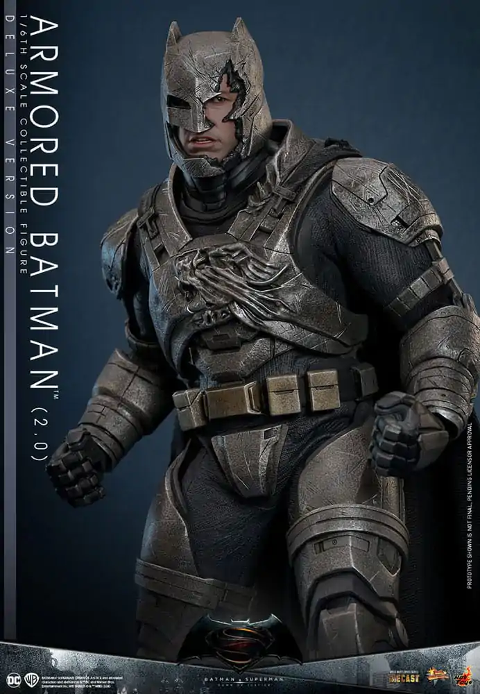 Batman v Superman: Dawn of Justice Movie Masterpiece figurină de acțiune 1/6 Armored Batman 2.0 (Deluxe Version) 33 cm poza produsului