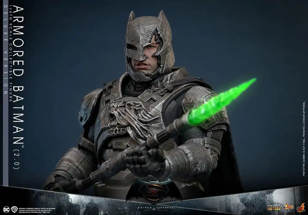 Batman v Superman: Dawn of Justice Movie Masterpiece figurină de acțiune 1/6 Armored Batman 2.0 (Deluxe Version) 33 cm poza produsului