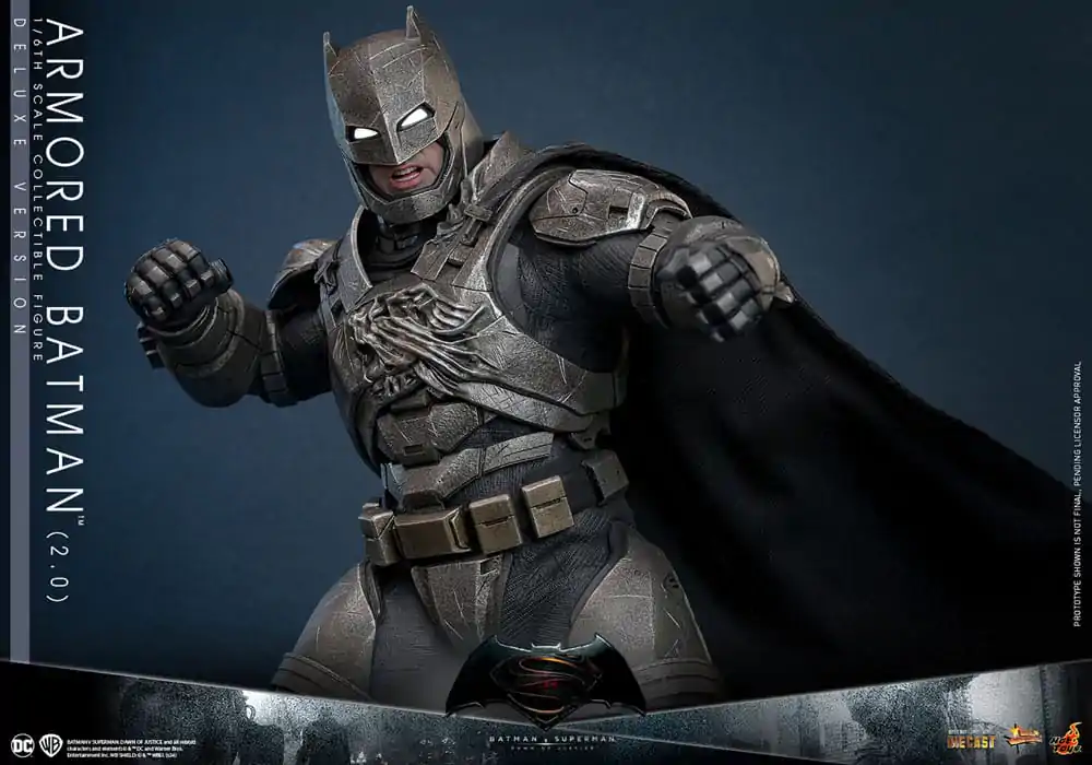 Batman v Superman: Dawn of Justice Movie Masterpiece figurină de acțiune 1/6 Armored Batman 2.0 (Deluxe Version) 33 cm poza produsului