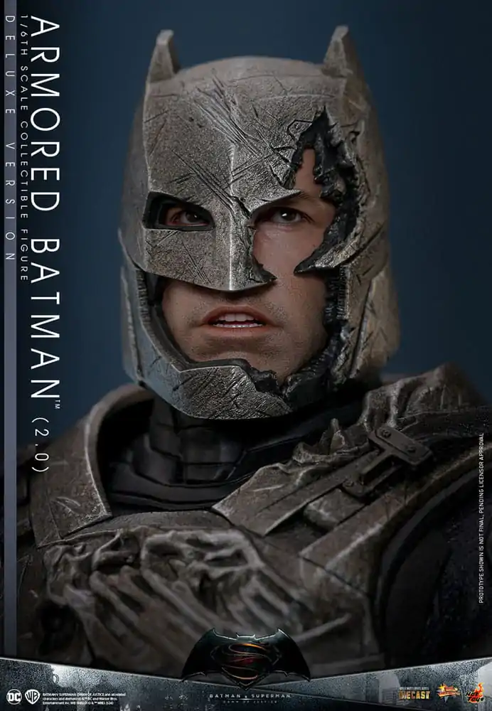 Batman v Superman: Dawn of Justice Movie Masterpiece figurină de acțiune 1/6 Armored Batman 2.0 (Deluxe Version) 33 cm poza produsului