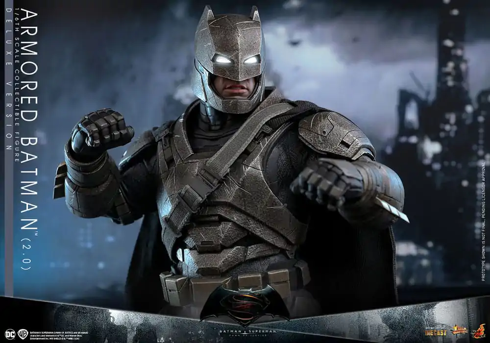 Batman v Superman: Dawn of Justice Movie Masterpiece figurină de acțiune 1/6 Armored Batman 2.0 (Deluxe Version) 33 cm poza produsului