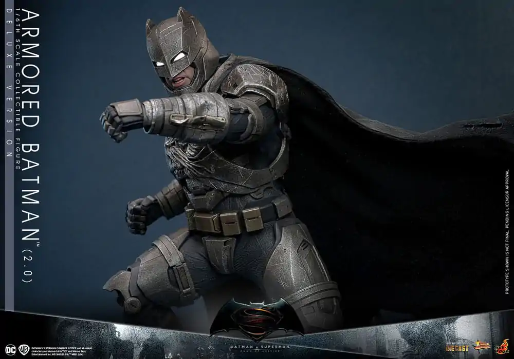 Batman v Superman: Dawn of Justice Movie Masterpiece figurină de acțiune 1/6 Armored Batman 2.0 (Deluxe Version) 33 cm poza produsului