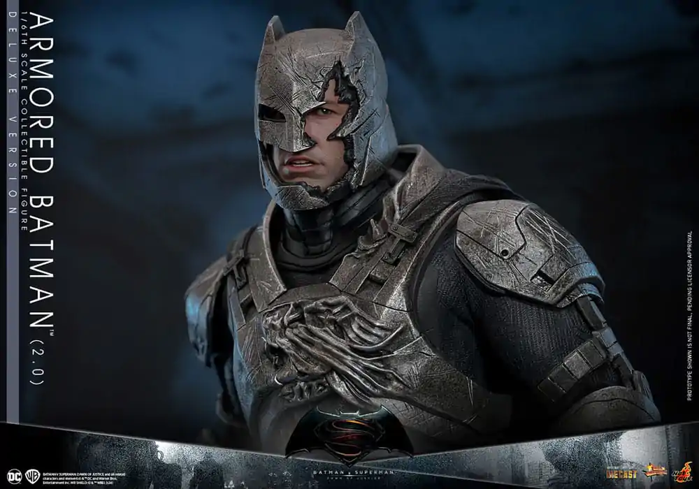 Batman v Superman: Dawn of Justice Movie Masterpiece figurină de acțiune 1/6 Armored Batman 2.0 (Deluxe Version) 33 cm poza produsului