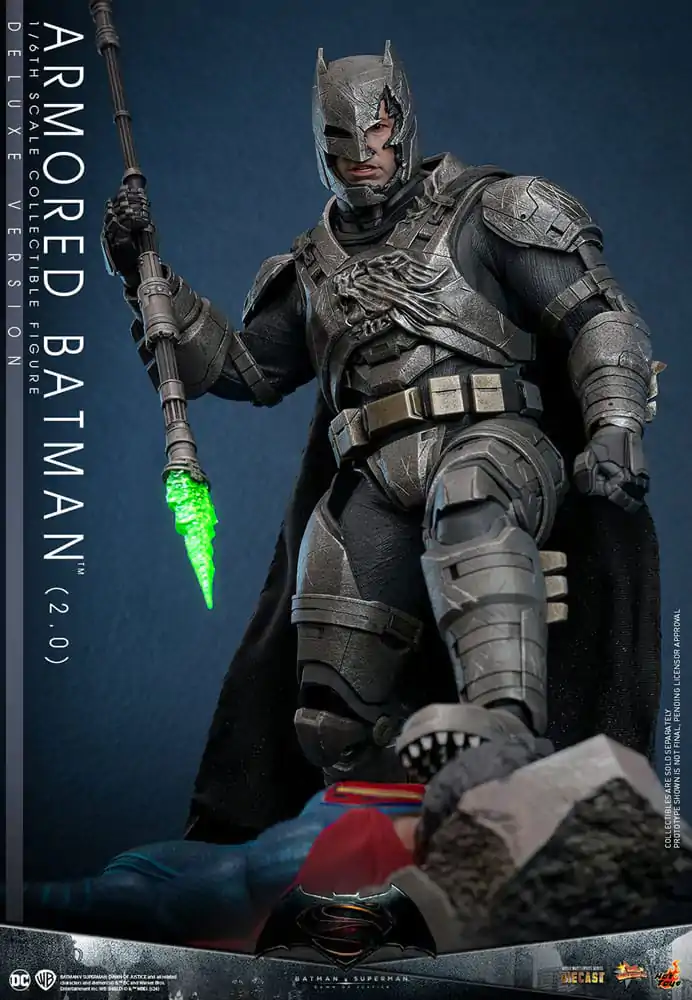 Batman v Superman: Dawn of Justice Movie Masterpiece figurină de acțiune 1/6 Armored Batman 2.0 (Deluxe Version) 33 cm poza produsului