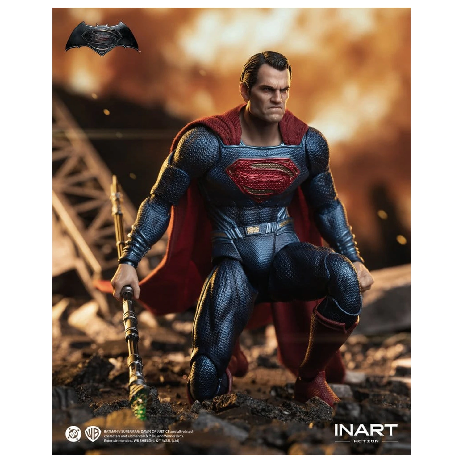 Batman vs Superman: Dawn of Justice Figurina de actiune 1/12 Superman 17 cm poza produsului