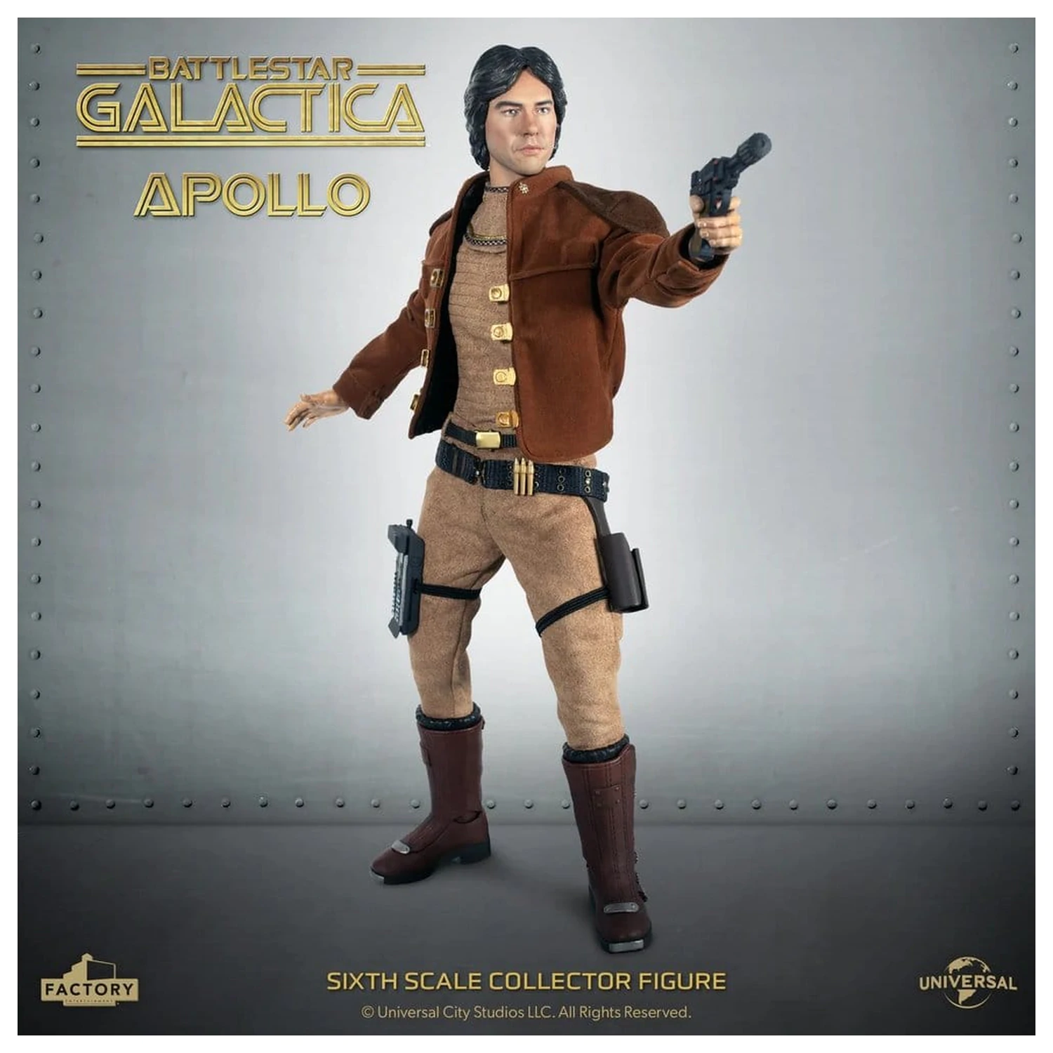 Battlestar Galactica Figurina de actiune 1/6 Captain Apollo 15 cm poza produsului