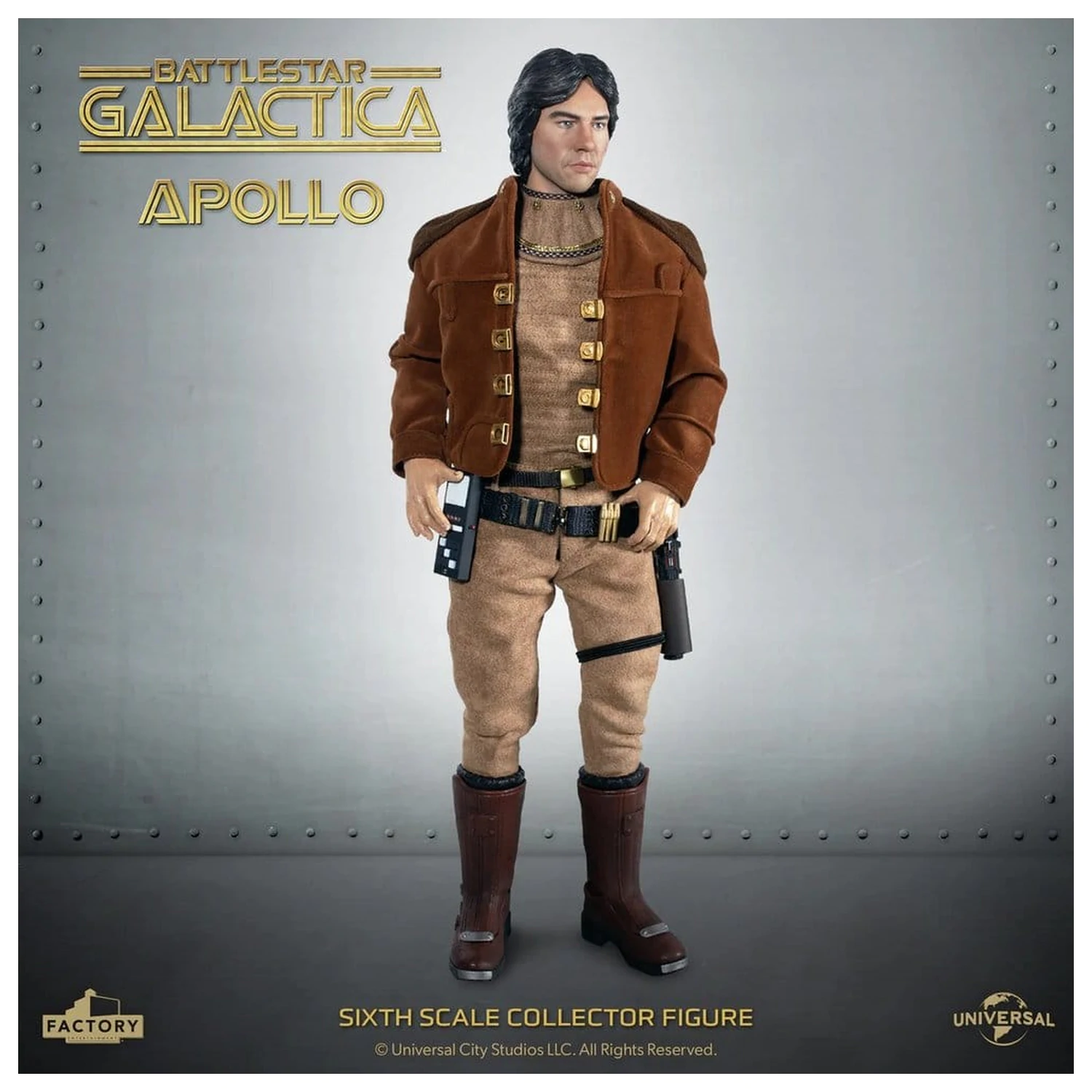 Battlestar Galactica Figurina de actiune 1/6 Captain Apollo 15 cm poza produsului