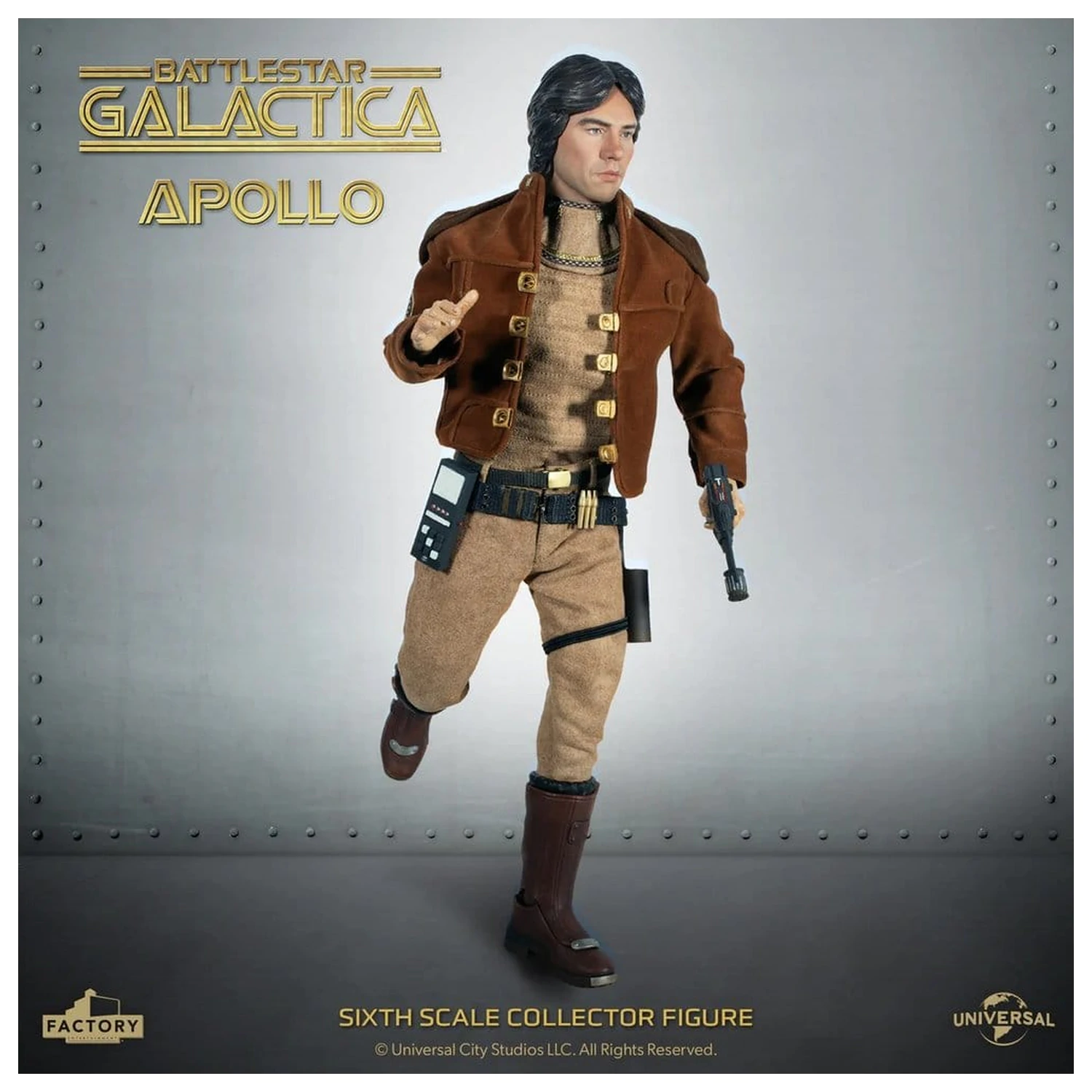 Battlestar Galactica Figurina de actiune 1/6 Captain Apollo 15 cm poza produsului