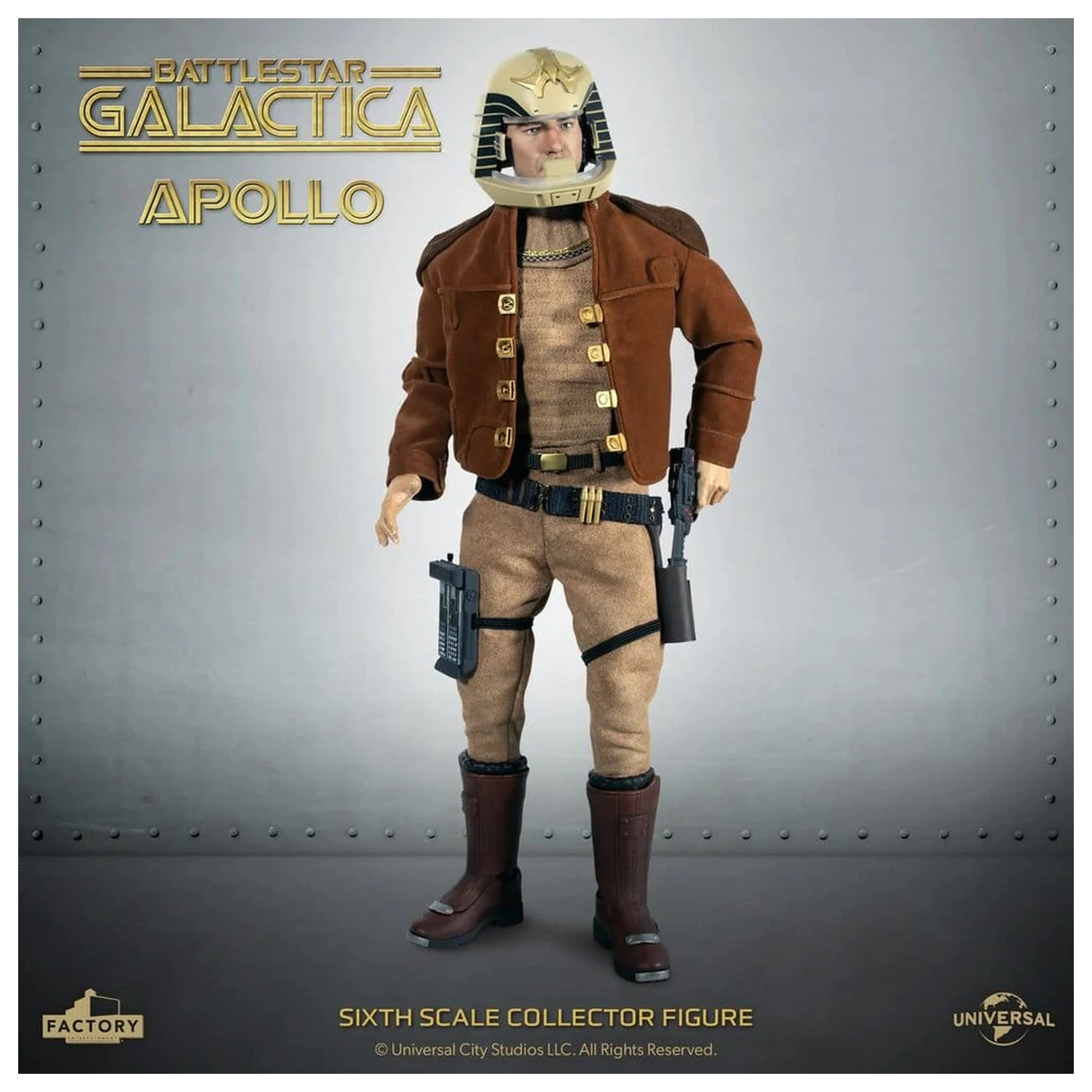 Battlestar Galactica Figurina de actiune 1/6 Captain Apollo 15 cm poza produsului