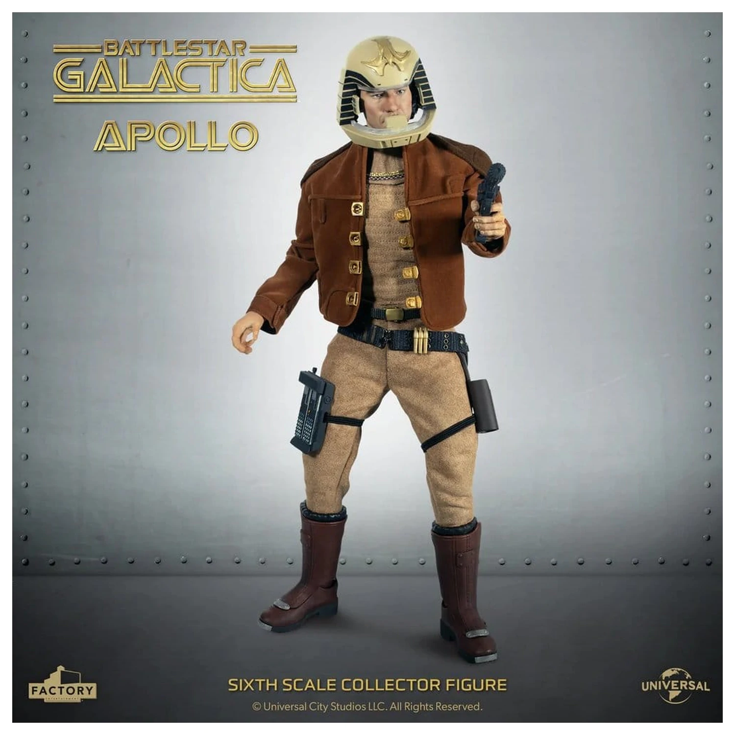 Battlestar Galactica Figurina de actiune 1/6 Captain Apollo 15 cm poza produsului