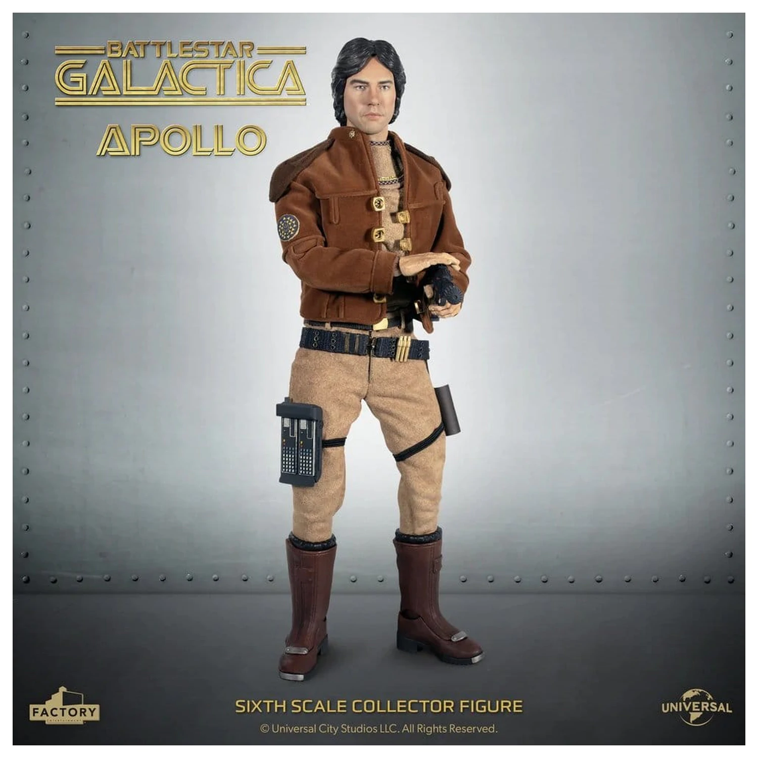 Battlestar Galactica Figurina de actiune 1/6 Captain Apollo 15 cm poza produsului