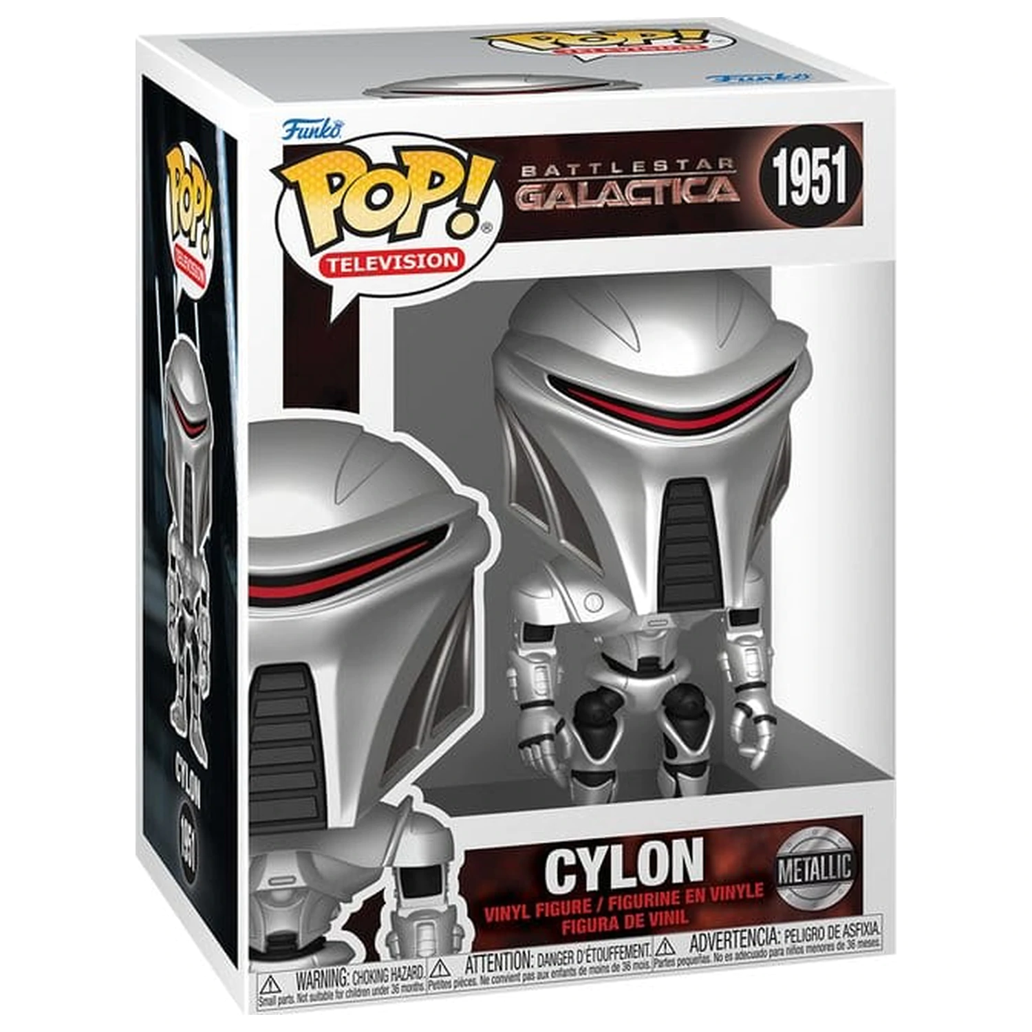 Battlestar Galactica Funko POP! Television Figurina de vinil Cylon(MT) 9 cm poza produsului