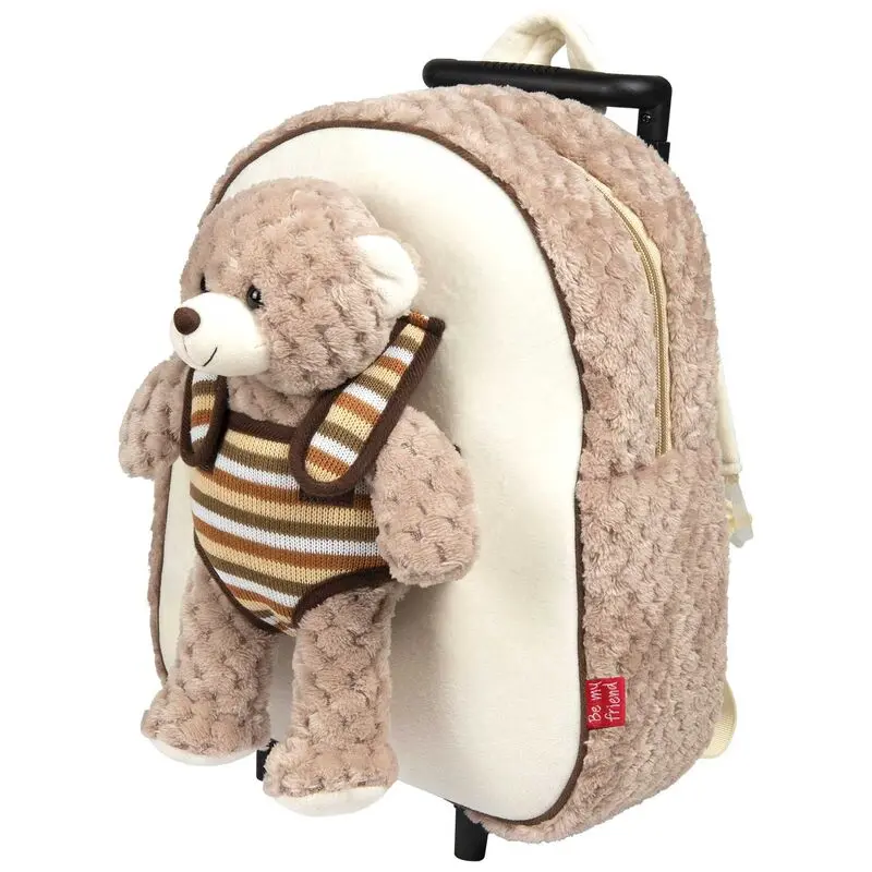 Troler Bear Milly cu jucarie de plus 38cm poza produsului