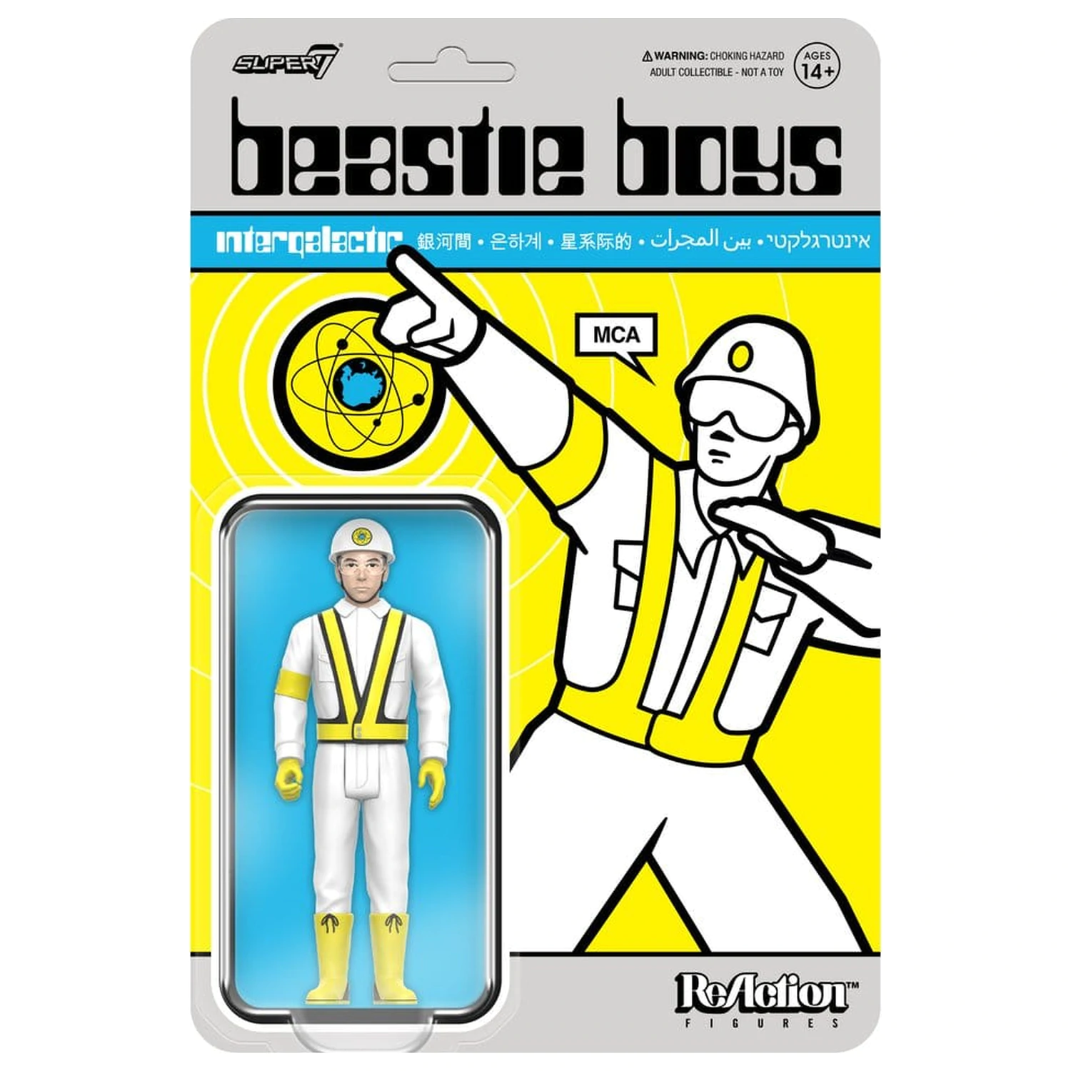 Figurina de actiune Beastie Boys ReAction Wave 04 MCA (Intergalactic Crossing Guard) poza produsului