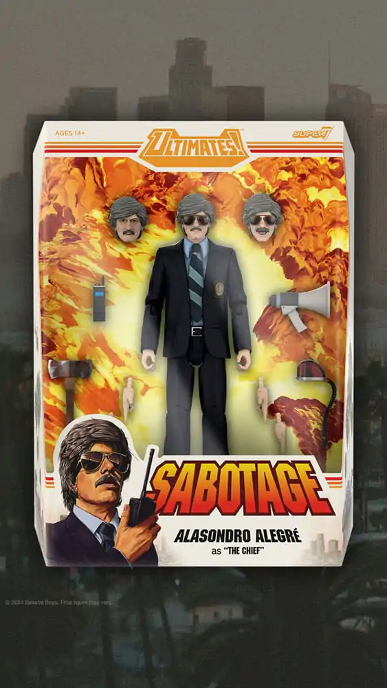 Figurină de acțiune Beastie Boys Ultimates Wave 1 Alasondro Alegre ca &quot;The Chief&quot; 18 cm poza produsului