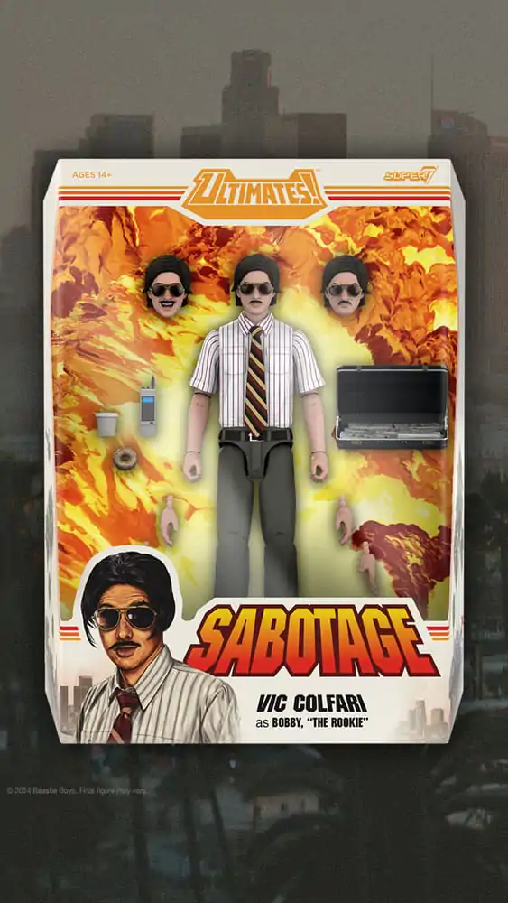 Beastie Boys Ultimates Figurina de Acțiune Seria 1 Vic Colfari ca Bobby "The Rookie" 18 cm poza produsului