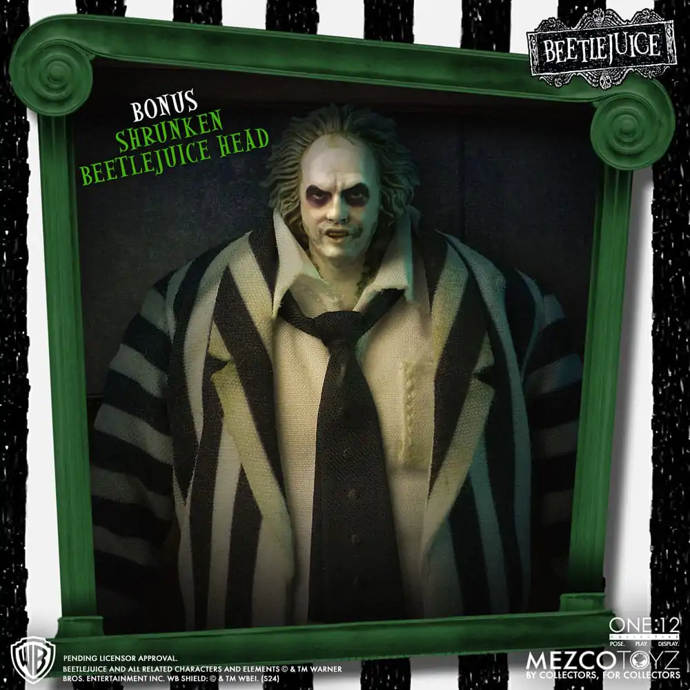 Figurină de acțiune Beetlejuice 1/12 Beetlejuice Ediție Deluxe 18 cm poza produsului