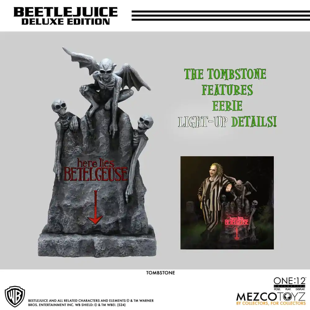 Figurină de acțiune Beetlejuice 1/12 Beetlejuice Ediție Deluxe 18 cm poza produsului