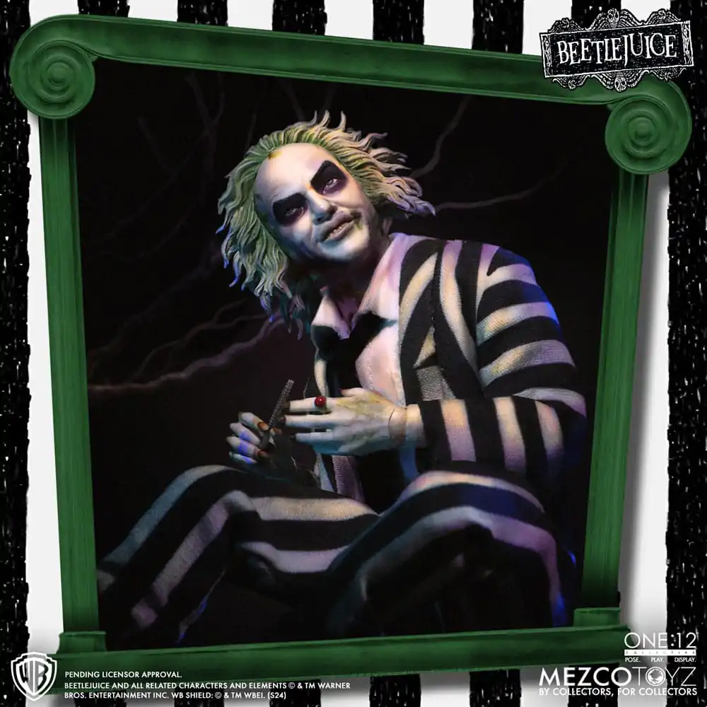 Figurină de acțiune Beetlejuice 1/12 Beetlejuice Ediție Deluxe 18 cm poza produsului