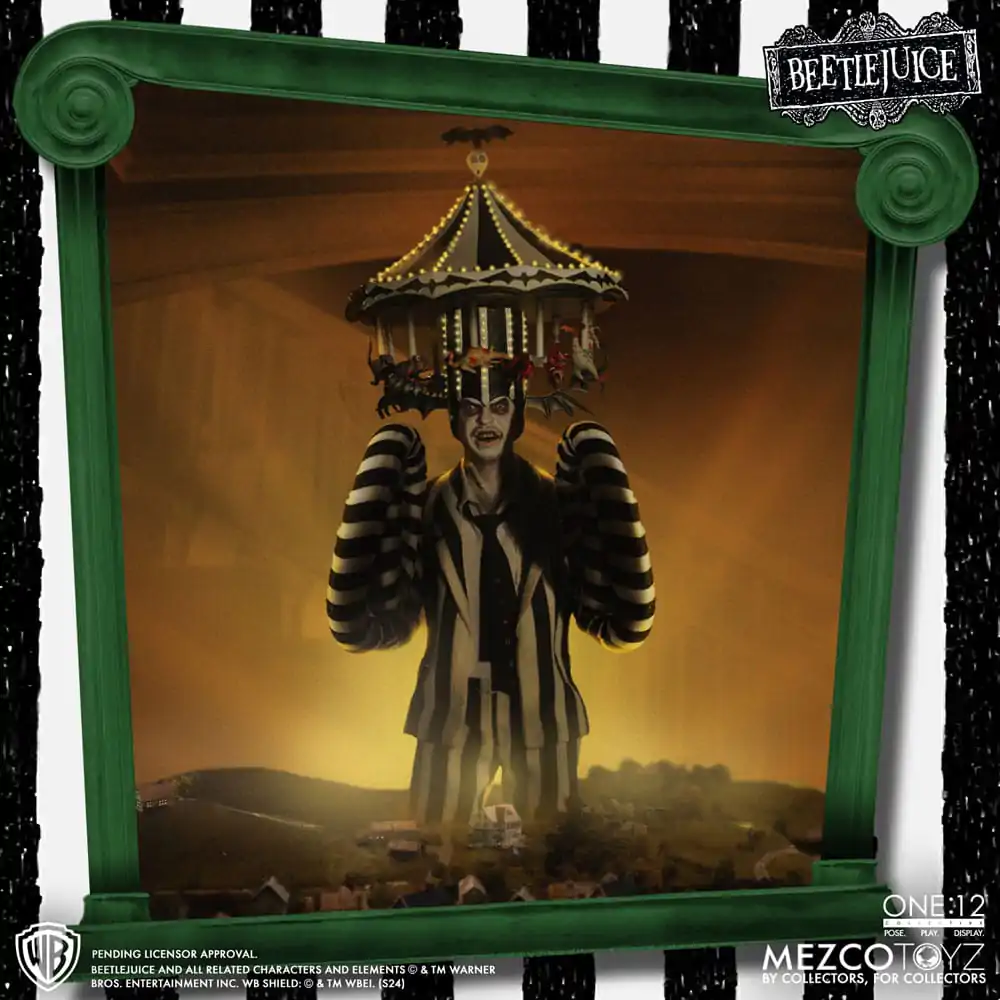 Figurină de acțiune Beetlejuice 1/12 Beetlejuice Ediție Deluxe 18 cm poza produsului