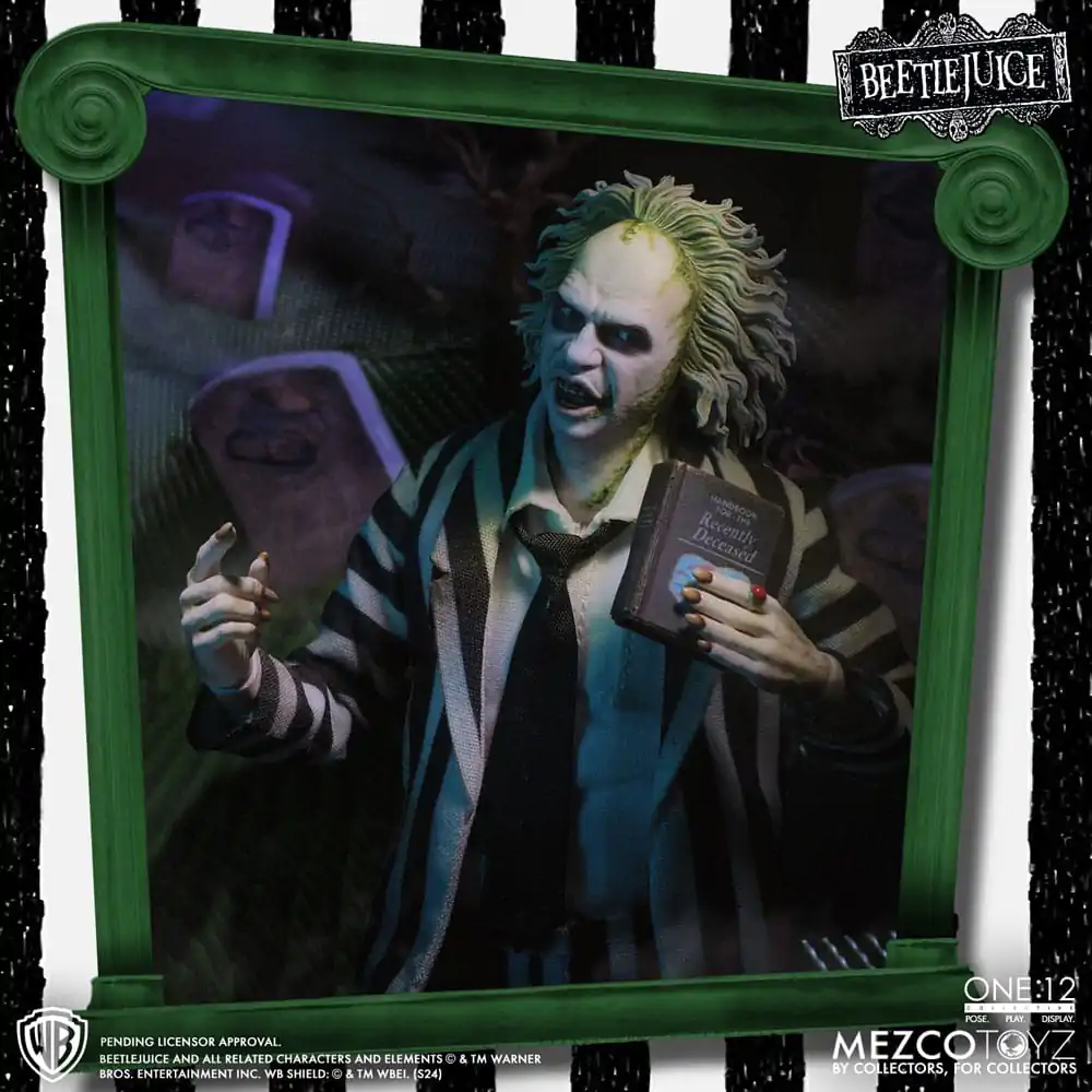 Figurină de acțiune Beetlejuice 1/12 Beetlejuice Ediție Deluxe 18 cm poza produsului