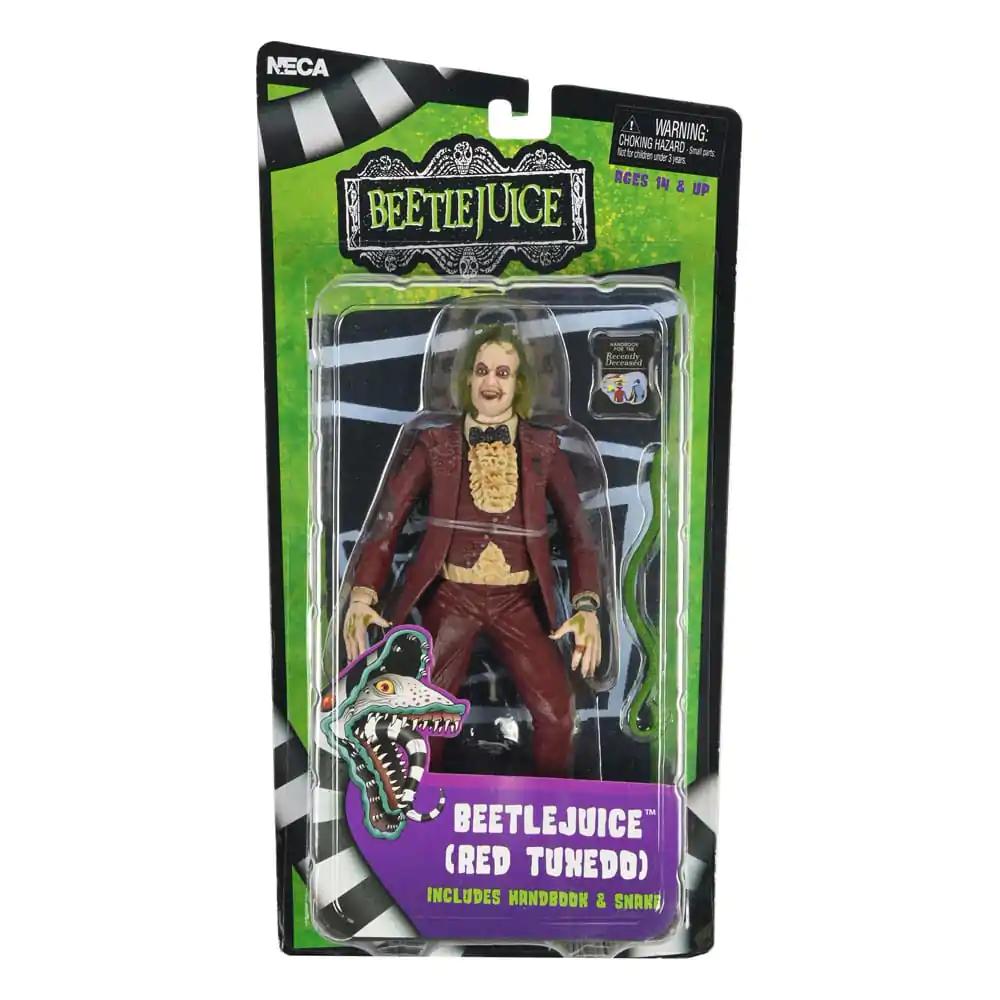 Beetlejuice 1988 Figurina de acțiune Beetlejuice Red Tuxedo 18 cm poza produsului