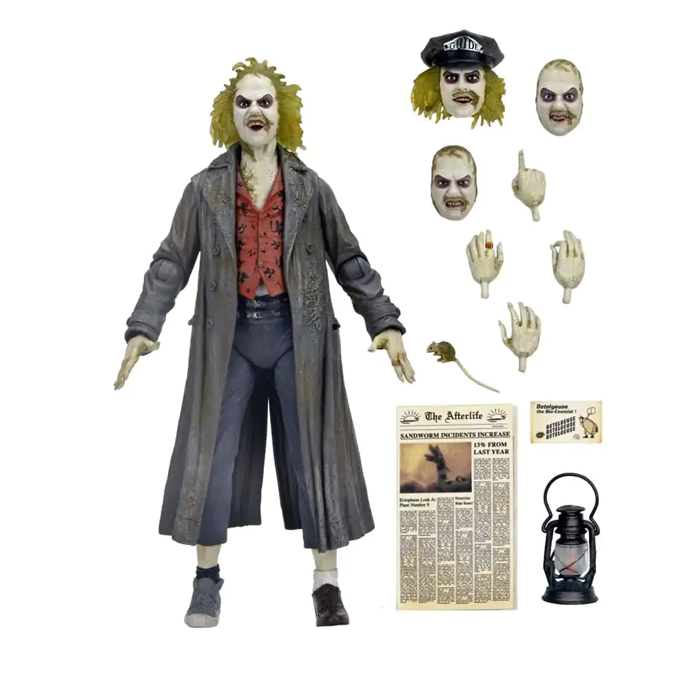 Figurină de acțiune Ultimate Beetlejuice 1988 Beetlejuice: Ghid Turistic Bio-Exorcistul 18 cm poza produsului