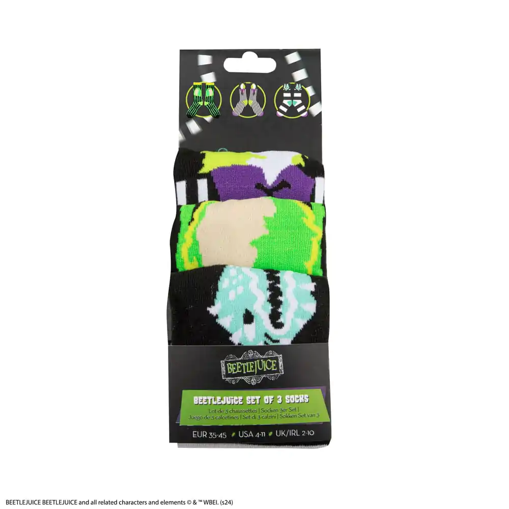 Beetlejuice Șosete 3-Pack poza produsului