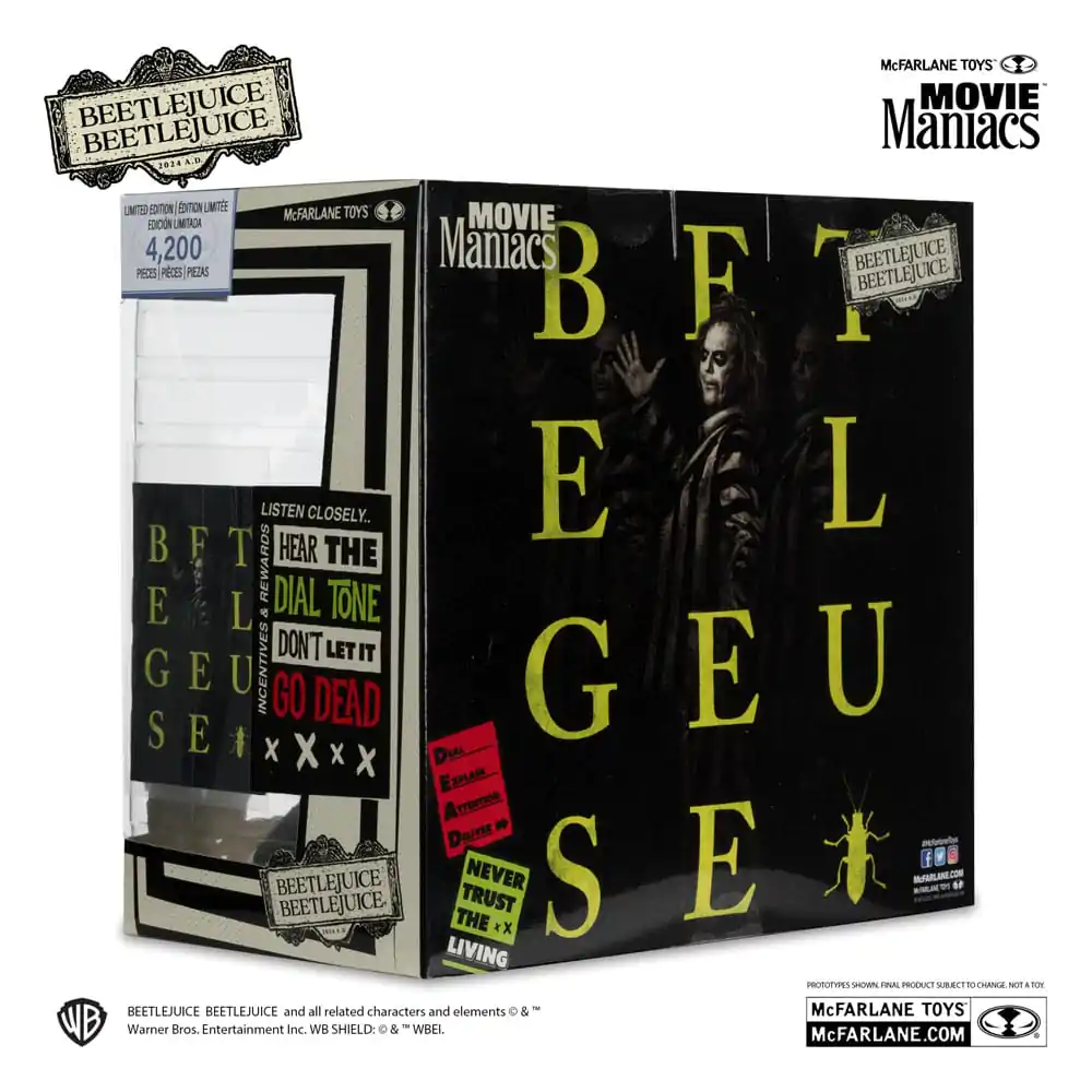 Beetlejuice Beetlejuice Movie Maniacs Set de 4 statuete PVC 15 cm poza produsului