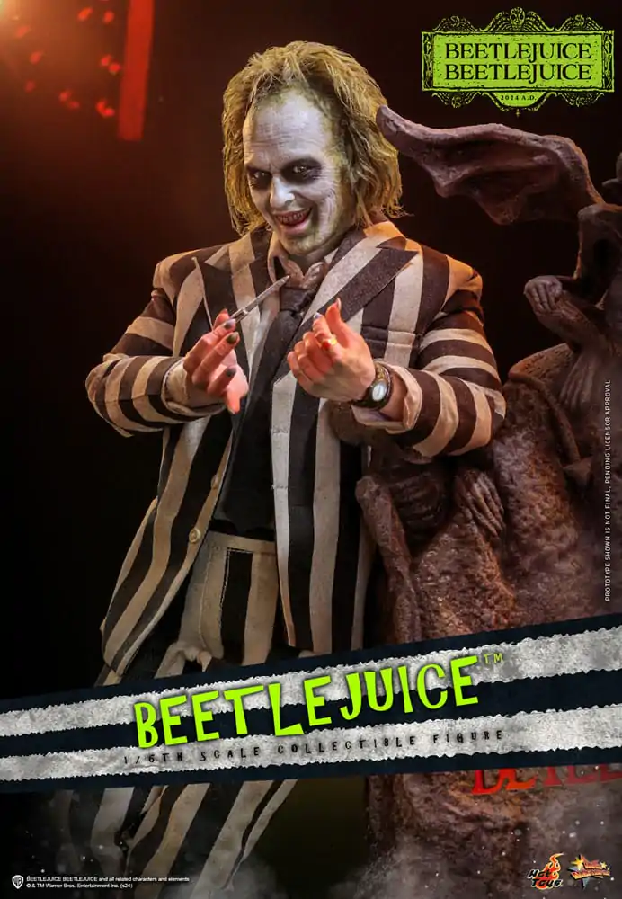 Figurină de acțiune Movie Masterpiece 1/6 Beetlejuice 30 cm poza produsului