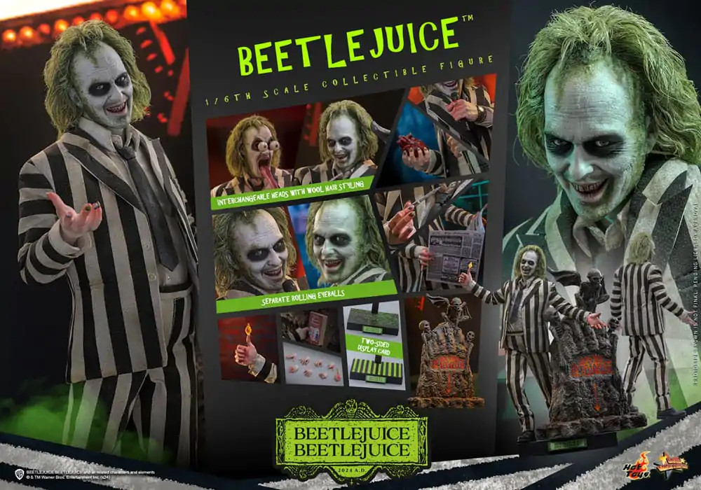 Figurină de acțiune Movie Masterpiece 1/6 Beetlejuice 30 cm poza produsului