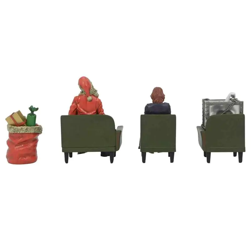 Beetlejuice Beetlejuice Waiting Room Delia, Escape Artist & Mummified Santa pachet 3 figurine 7,5cm poza produsului